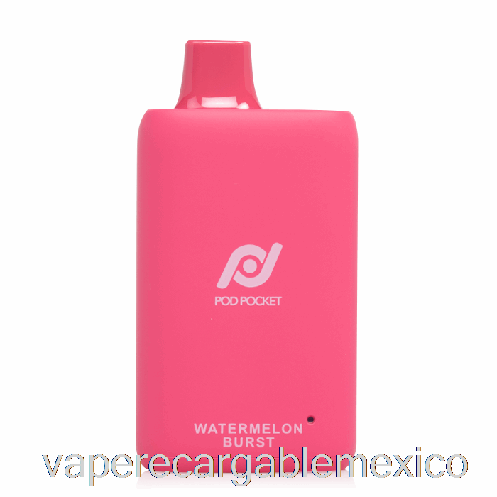 Vape Recargable Pod Pocket 7500 0% Cero Nicotina Desechable Sandía Explosión